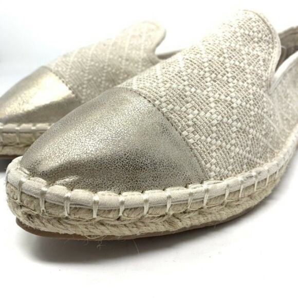 Universal Thread Slip On Espadrille Mule Loafers Women's Size 11 Cream NWT - Picture 7 of 8